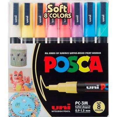 POSCA Pastell 96082000 Farbmarker Farbig assortiert Kalligraphie 0,9 - 1,3 mm 8 Stück