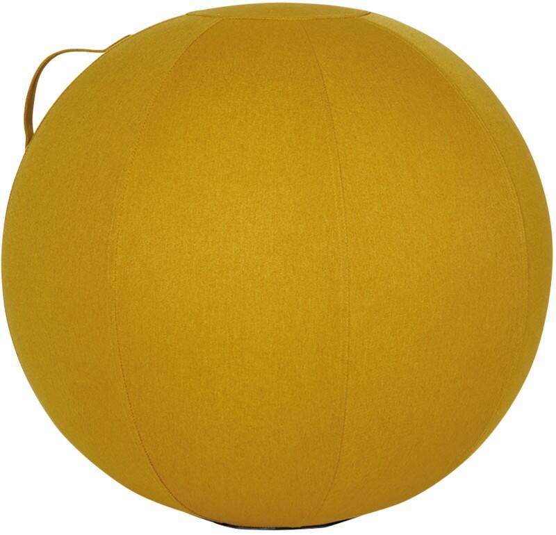 Siège ballon ergonomique Ergoball Alba Tissu Moutarde 120 kg MHBALL J 65 mm x 65 mm