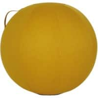 Siège ballon ergonomique Ergoball Alba Tissu Moutarde 120 kg MHBALL J 65 mm x 65 mm