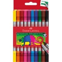Stylo-feutre Faber-Castell Double Pointe Assortiment Fine 1,3 - 5 mm 10 Unités