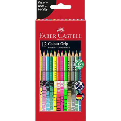 Crayon de couleur Faber Castell Grip 201569 Assortiment 12 unités