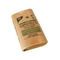 Sac-poubelle PAPSTAR 10 L Brun 10 Unités