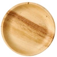 Assiette PAPSTAR Jetable Feuille de palmier 230 mm Crème 25 unités