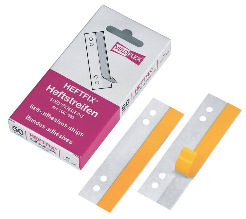 Fixe-dossier Veloflex 2002000 Transparent Plastique 10,5 x 3 cm 50 unités