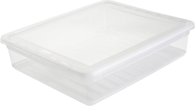 keeeper bea Kunststoff Aufbewahrungsbox 9 L Transparent 33,5 x 39 x 9 cm