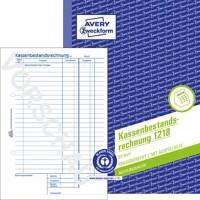 Solde du carnet de caisse Avery Zweckform 1218 A5 Perforé 50 feuilles