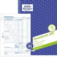 Facture de caisse Avery Zweckform 1265 A5 Perforé 50 feuilles