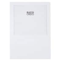 Chemise Elco Avec fenêtre Format spécial Papier 16 x 18 cm Blanc 100 unités