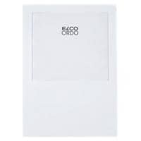 Chemise Elco Avec fenêtre Format spécial Papier 16 x 18 cm Blanc 100 unités