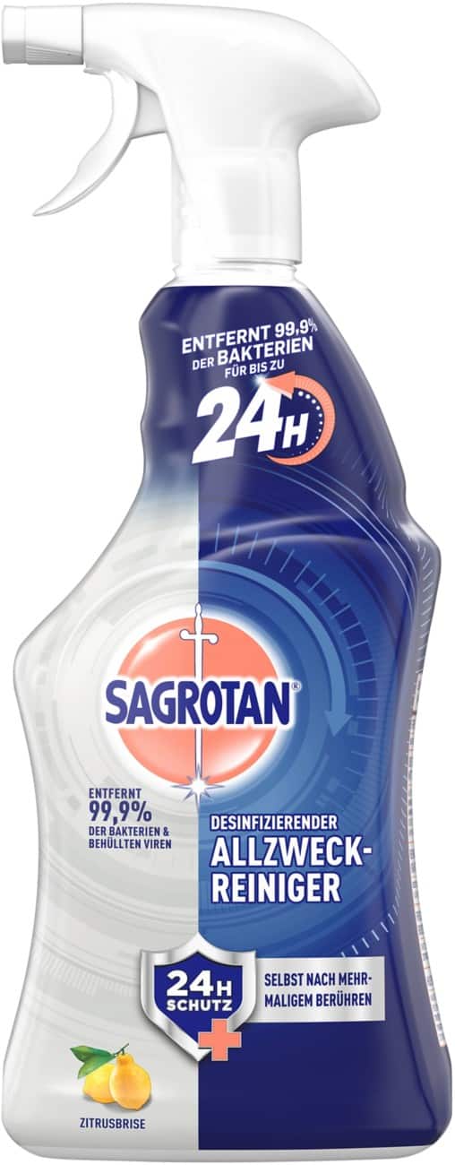 Sagrotan 24 Stunden Schutz Allzweckreiniger 3205840 6 Flaschen à 600 ml
