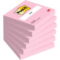 Post-it Colour Notes 76 x 76 mm 654-PNK Pink 6 Stück à 90 Blatt