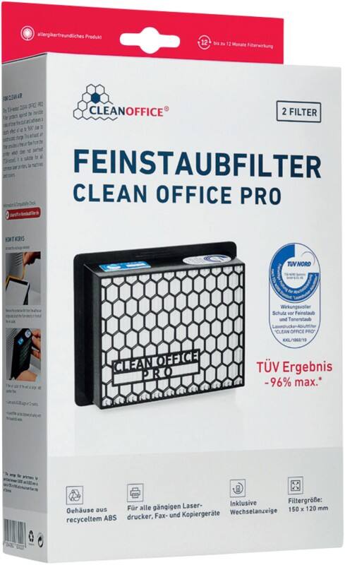 Clean Office Feinstaubfilter 8302020 Schwarz