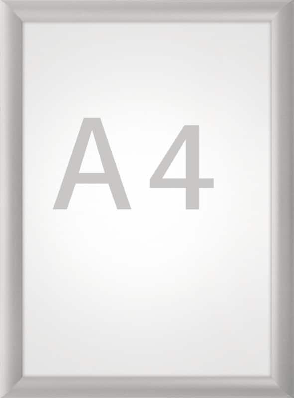 Cadre d’affichage Maul MAULstandard A4 Aluminium Argenté