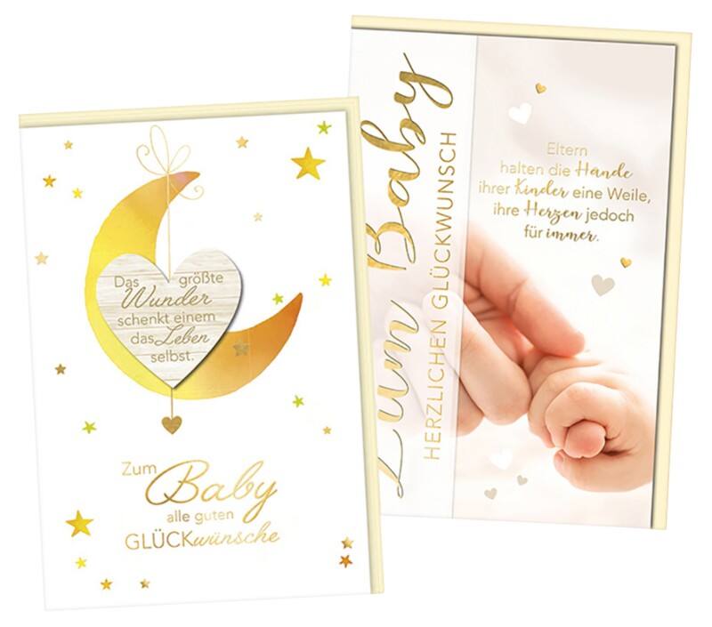 Braun &amp; Company Geburtstagskarten Mehrfarbig 230gsm 5939-0043 2 Stück