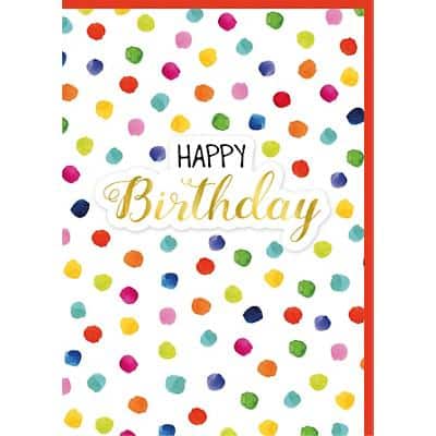 Braun & Company Geburtstagskarten Mehrfarbig A4 230gsm 5008-22008 1 Stück