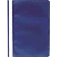Chemise à lamelle Niceday A4 Polypropylène 80 feuilles Bleu foncé