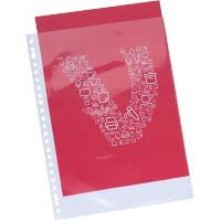Office Depot Prospekthüllen A4 Transparent 80 Mikron PP (Polypropylen) Oben 23 Löcher 50 Stück