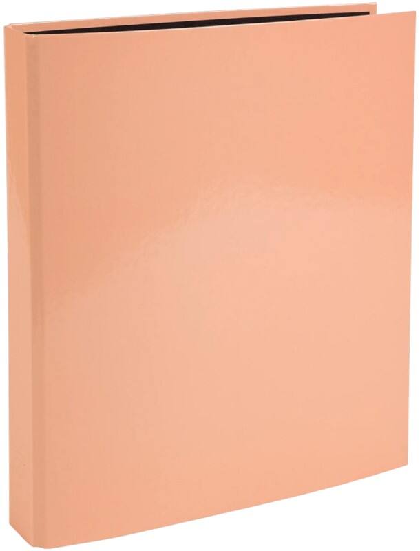 Classeur à anneaux Exacompta Aquarel 25 mm Carton, Papier A4 4 Anneaux Corail 51567E