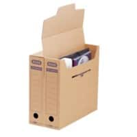 Boîte d'archivage ELBA Tric Brun 7,6 x 31,4 x 33,9 cm Carton 12 Unités