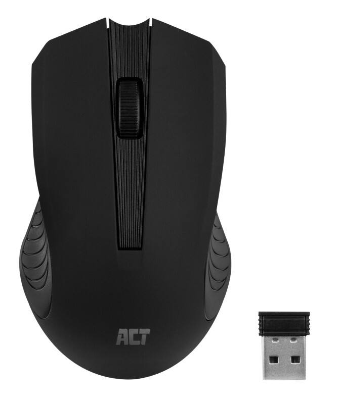 Souris sans fil ACT Wireless Mouse AC5105 Sans fil Noir Adapté pour les gauchers