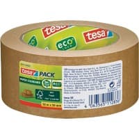 tesa Verpackungsklebeband tesapack Paper Standard Braun 50 mm (B) x 50 m (L) Papier