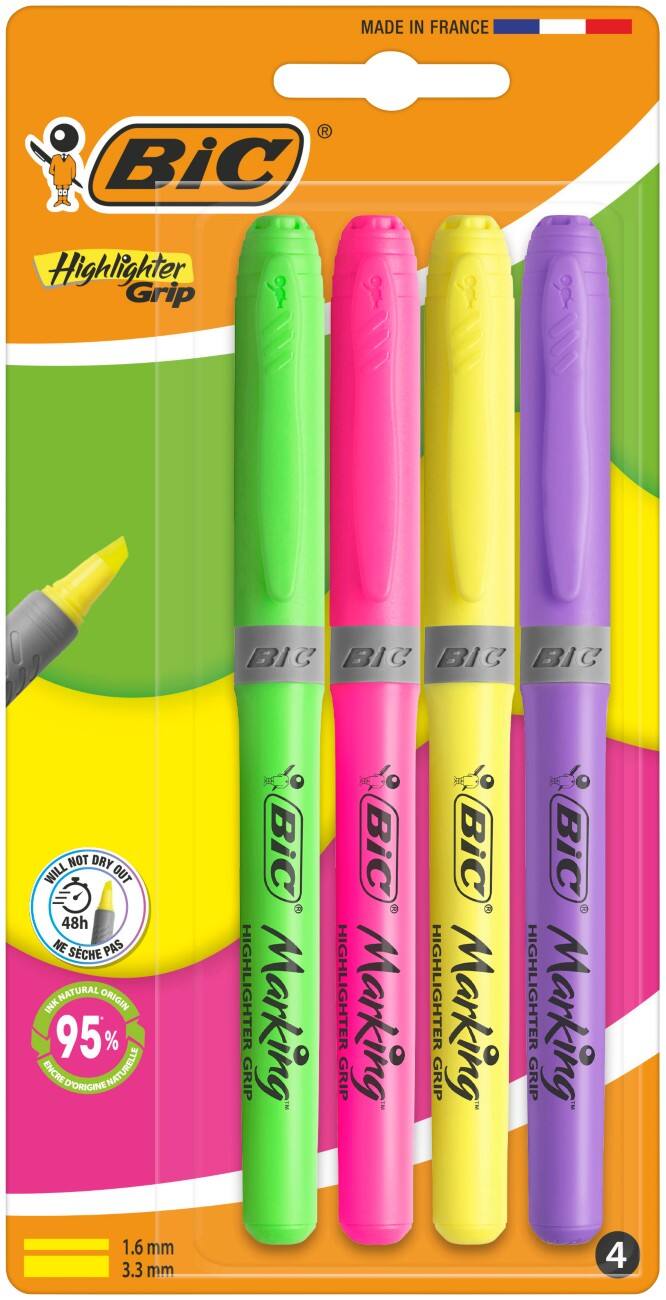 BIC Textmarker Gemischt Mittelere Keilspitze 1,6 mm