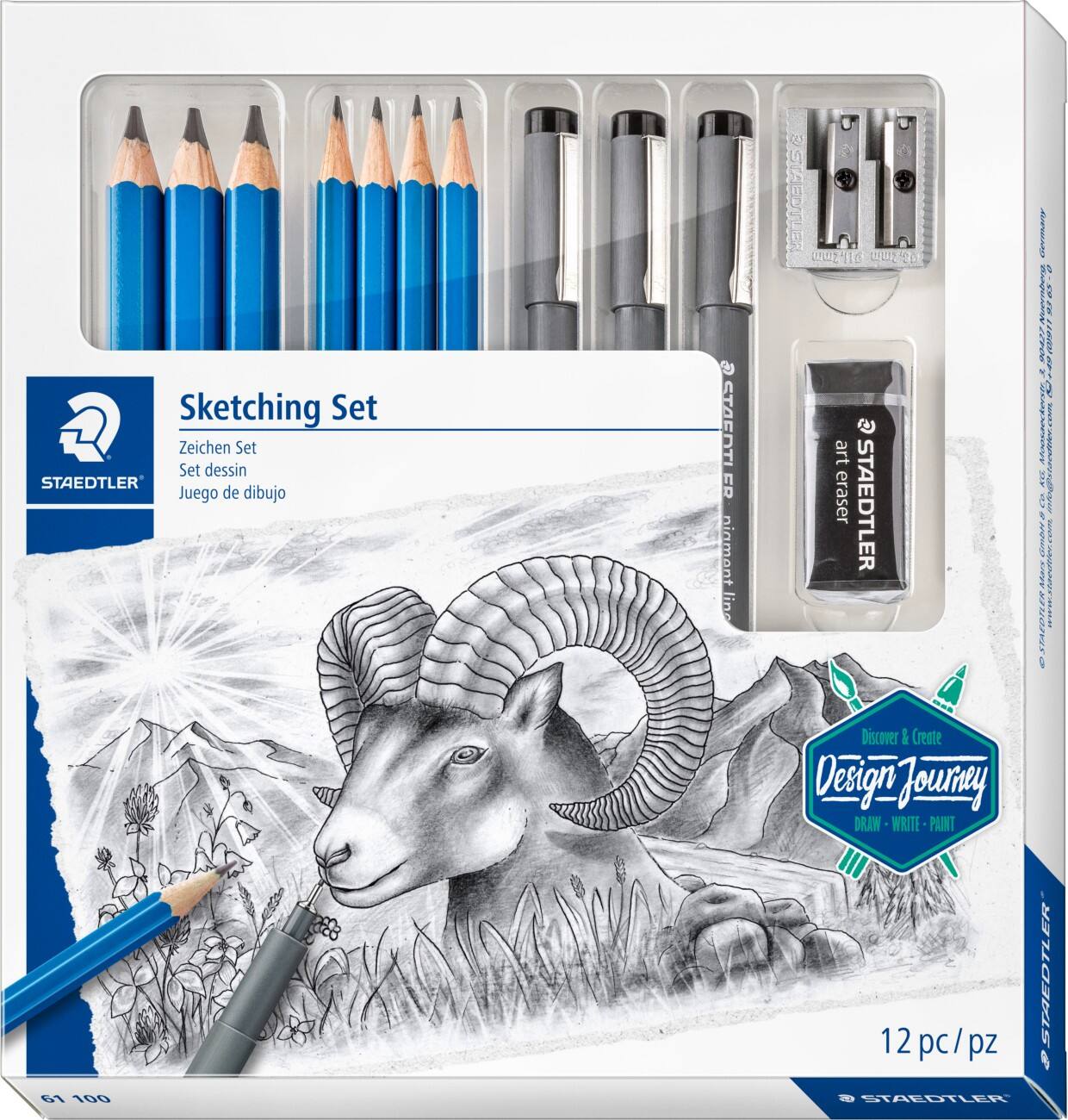 Set de dessin STAEDTLER Design Journey Crayon