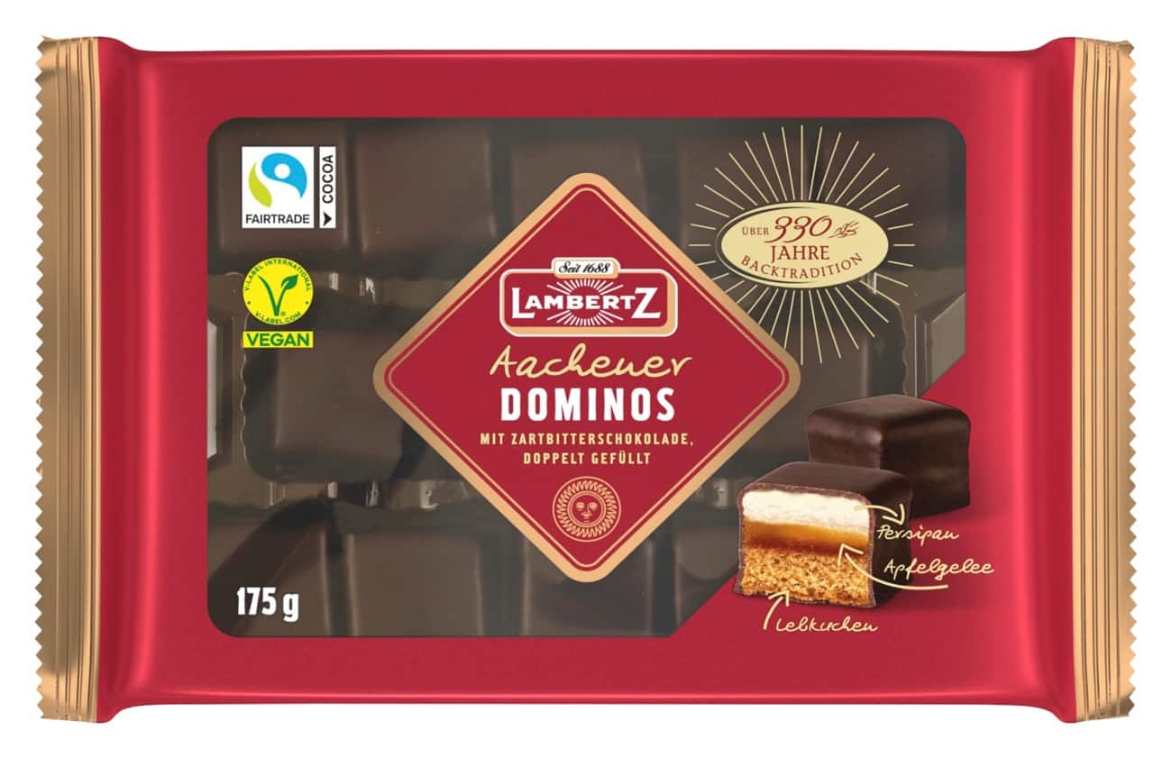 Lambertz Apfel, Zartbitterschokolade, Schokolade
