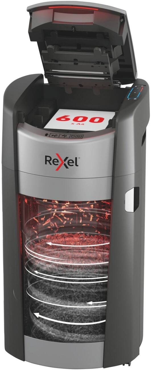 Rexel ShredMax Autofeed+ Aktenvernichter 660 Blatt Mikroschnitt Sicherheitsstufe P-5 50 L