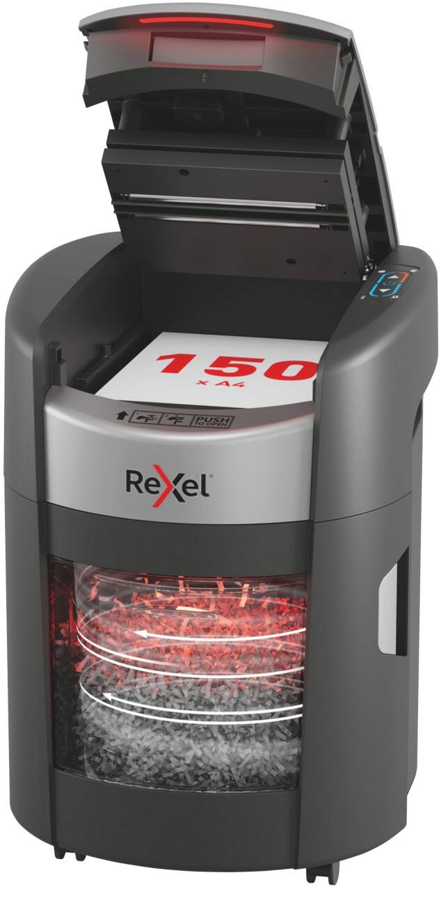 Rexel ShredMax Autofeed+ Aktenvernichter 165 Blatt Kreuzschnitt Sicherheitsstufe P-4 15 L