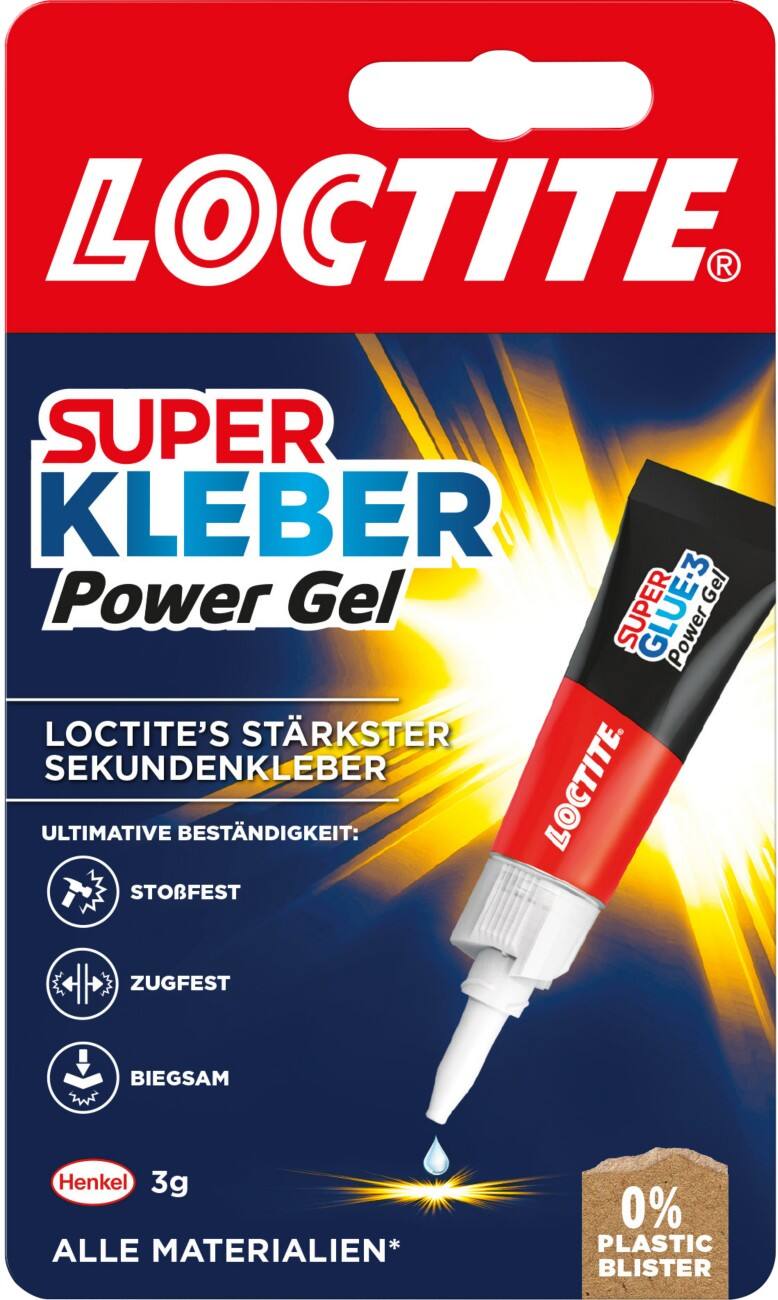 Loctite Superkleber Sekundenkleber Transparent 3 g