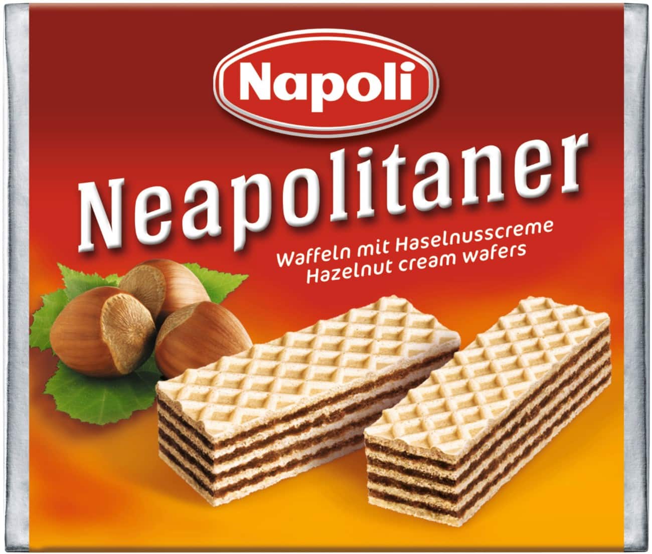 Gaufrettes Manner Napoli Neapolitaner Crème à la noisette 65 g