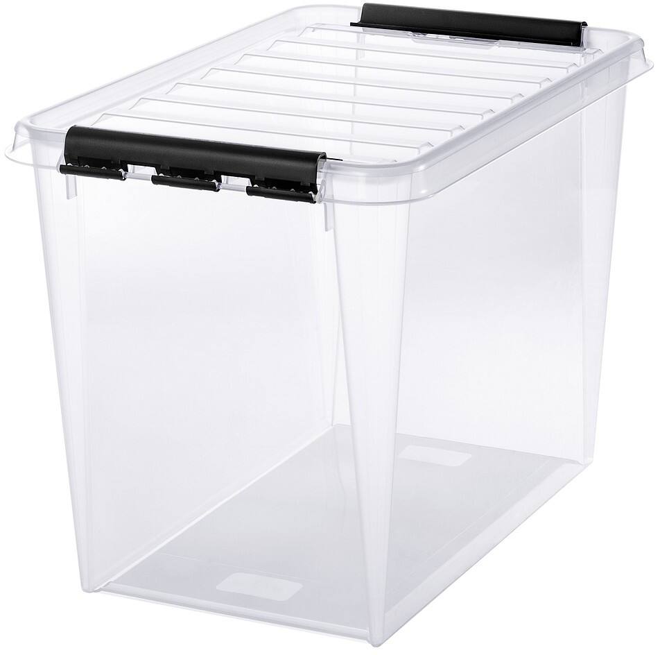 Boîte de rangement SmartStore Classic PP (Polypropylène) 66 L Avec couvercle Transparent 39 x 59 x 43 cm 3 unités