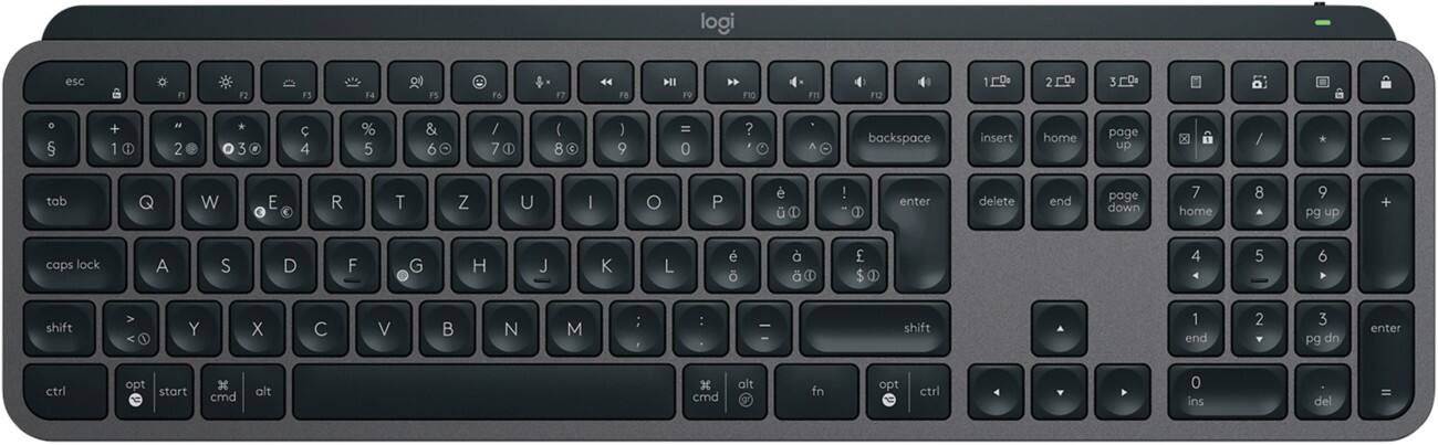 Logitech MX Series Kabellose Tastatur QWERTZ (CH) Graphit 920-011571