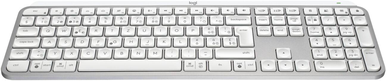 Logitech MX Series Kabellose Tastatur QWERTZ (CH) Grau 920-011572