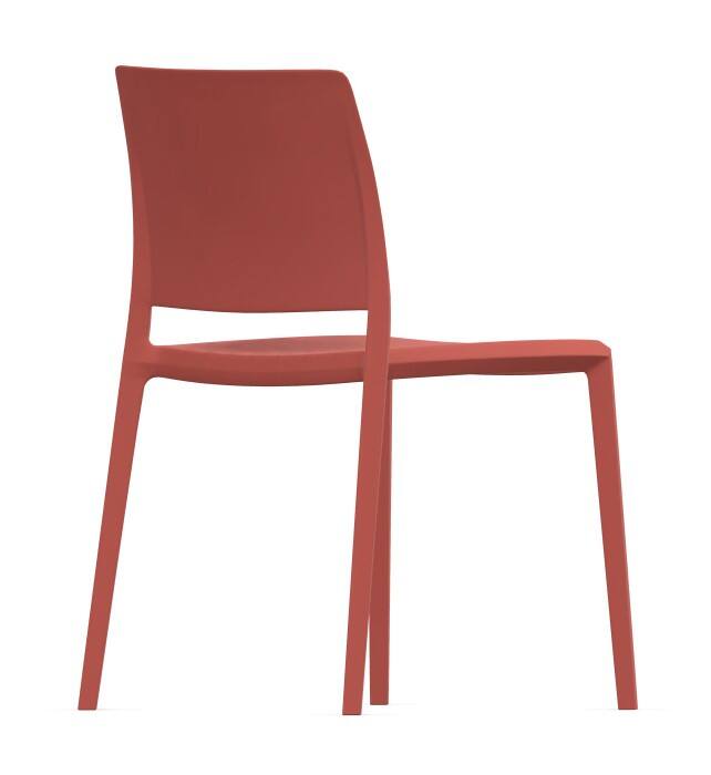 Chaise visiteur Nowy Styl Plastique Rouge 130 kg 485 x 530 x 805 mm 4 unités