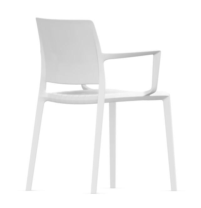 Chaise visiteur Nowy Styl Plastique Blanc 130 kg 485 x 530 x 805 mm 4 unités