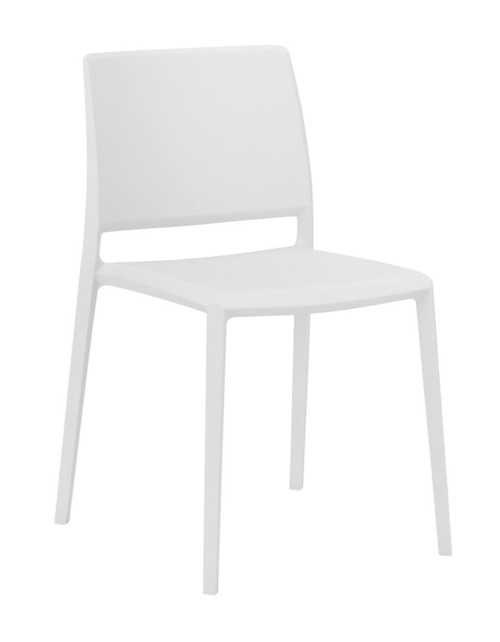 Chaise visiteur Nowy Styl Plastique Blanc 130 kg 485 x 530 x 805 mm 4 unités