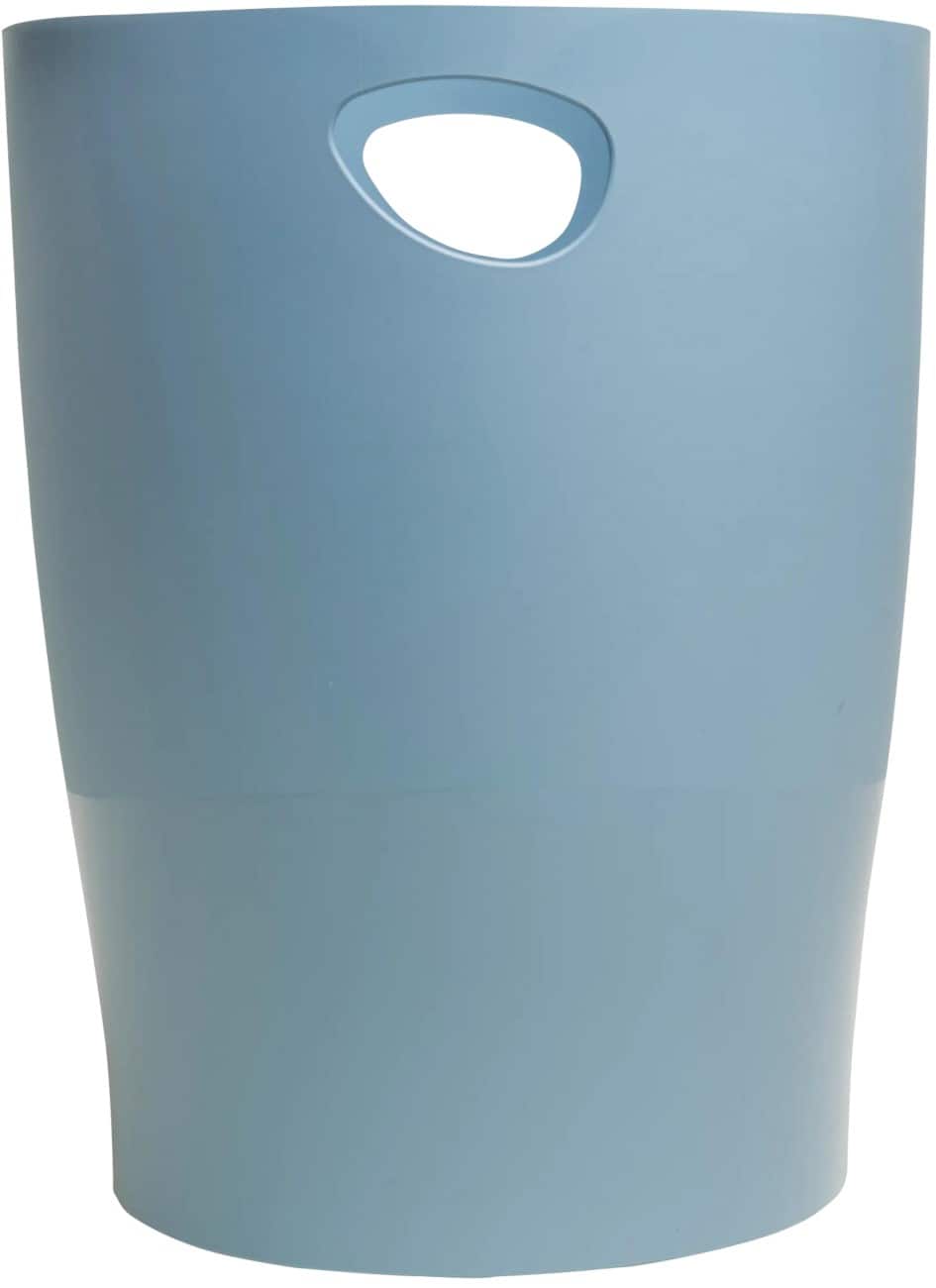 Corbeille à papier Exacompta AutentiK Bleu, gris PP (Polypropylène)