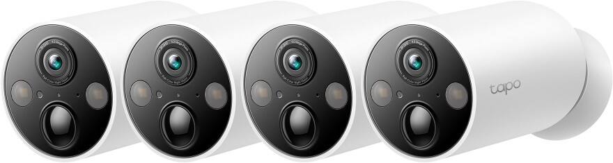 Caméra de vidéosurveillance TP-LINK Tapo C425 2K QHD Extérieur Wi-Fi Résistant aux intempéries (IP66) 4 unités