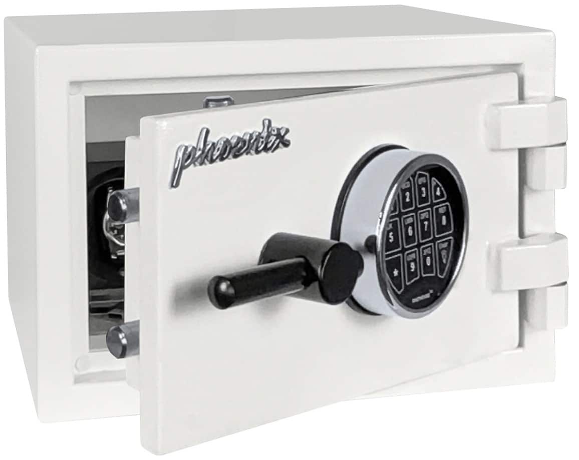 Coffre-fort Phoenix Serrure électronique 10 L Taille 1 Blanc