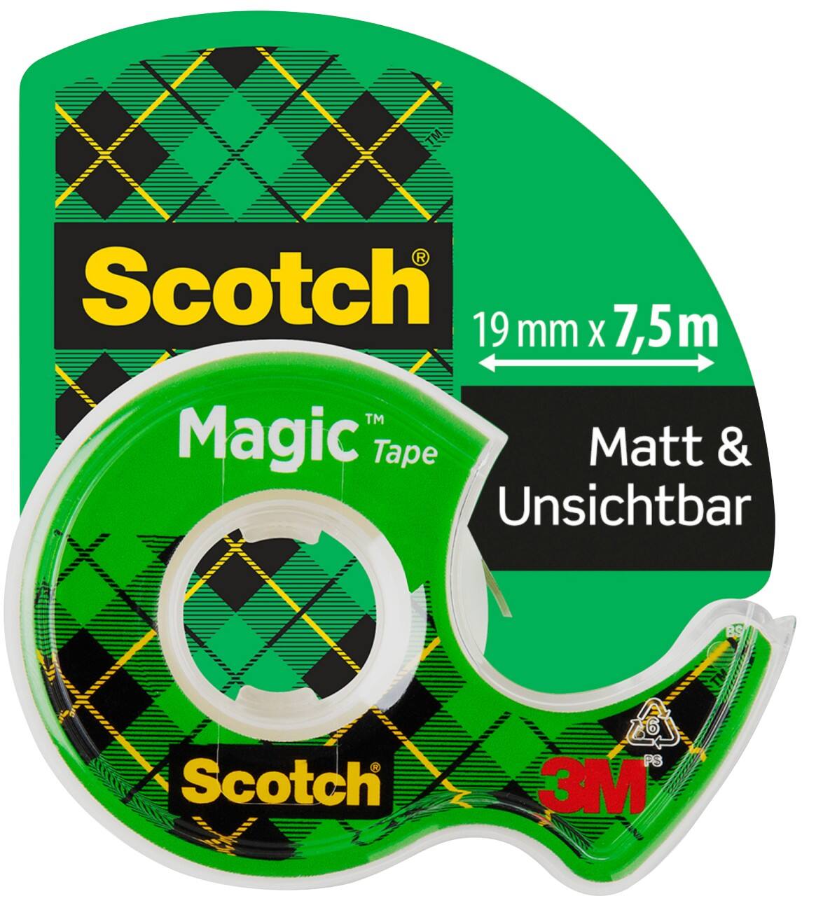 Dévidoir de ruban adhésif Scotch Magic 810H1975 Vert 83 mm (l) x 25 m (L)