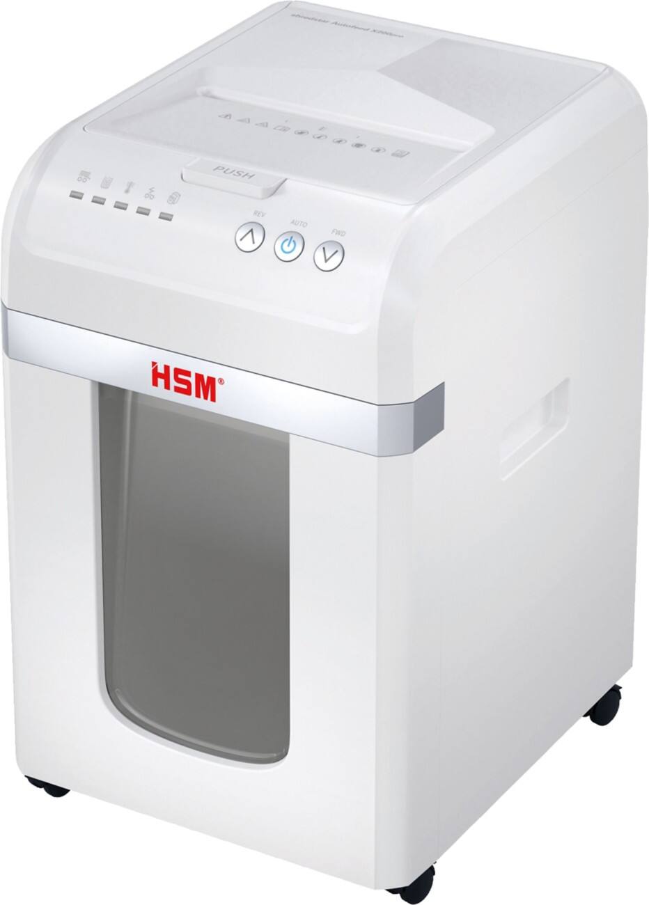 HSM shredstar Autofeed X200pro Aktenvernichter 200 Blatt automatischer Einzug P-5-Querschnitt 2 x 15 mm 1036111