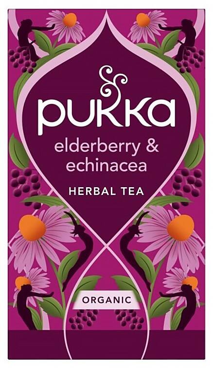 Pukka Holunder- und Echinacea Kräutertee 20 Beutel