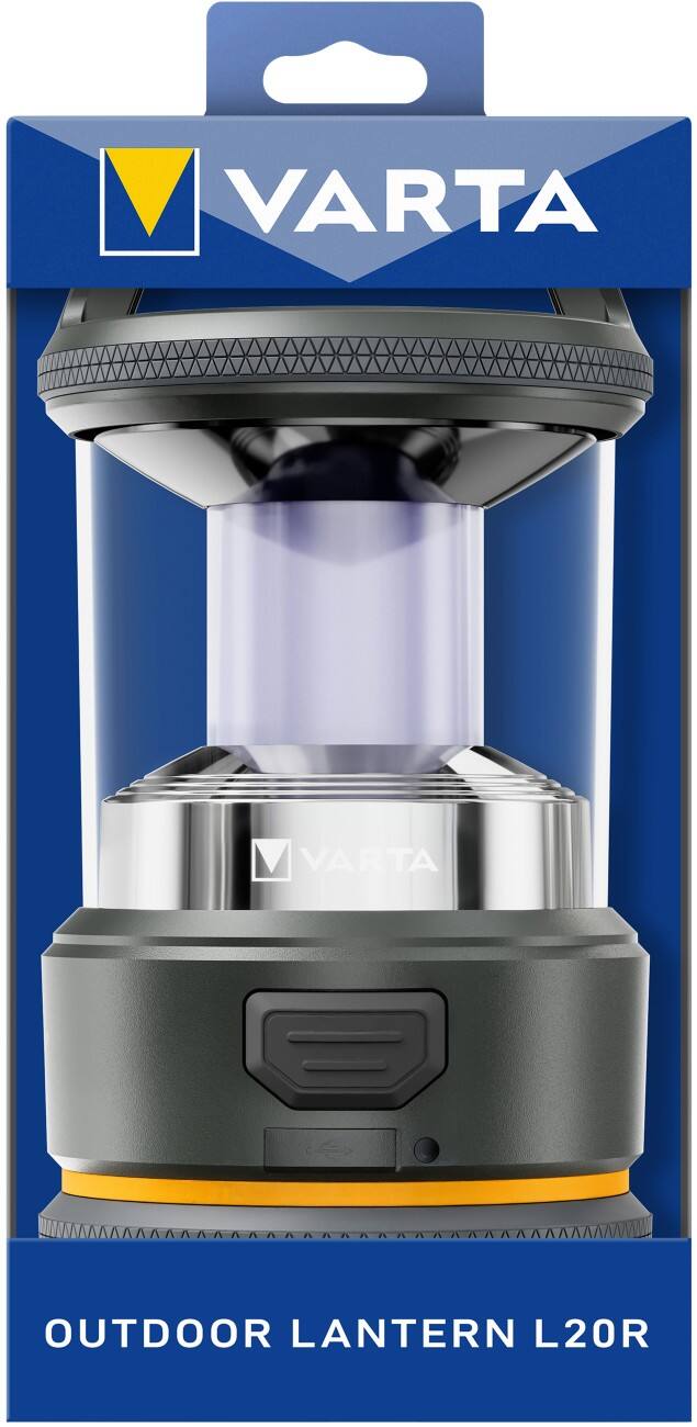 VARTA Campinglampe, wiederaufladbare Energie für jede Expedition