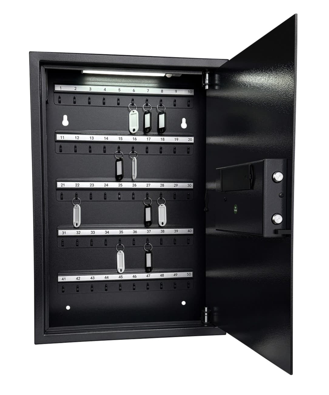 Armoire à clés Pavo 50 crochets Serrure électronique Smart Gris foncé