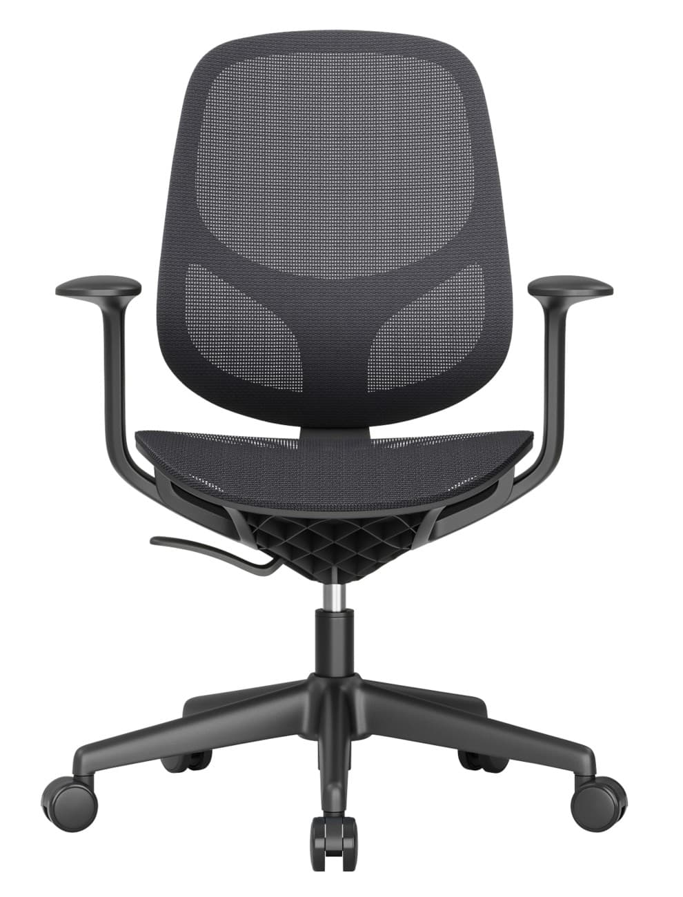 Viking Lively Bürostuhl Feste Armlehne Höhenverstellbarer Sitz Schwarz 150 kg 665 x 600 mm