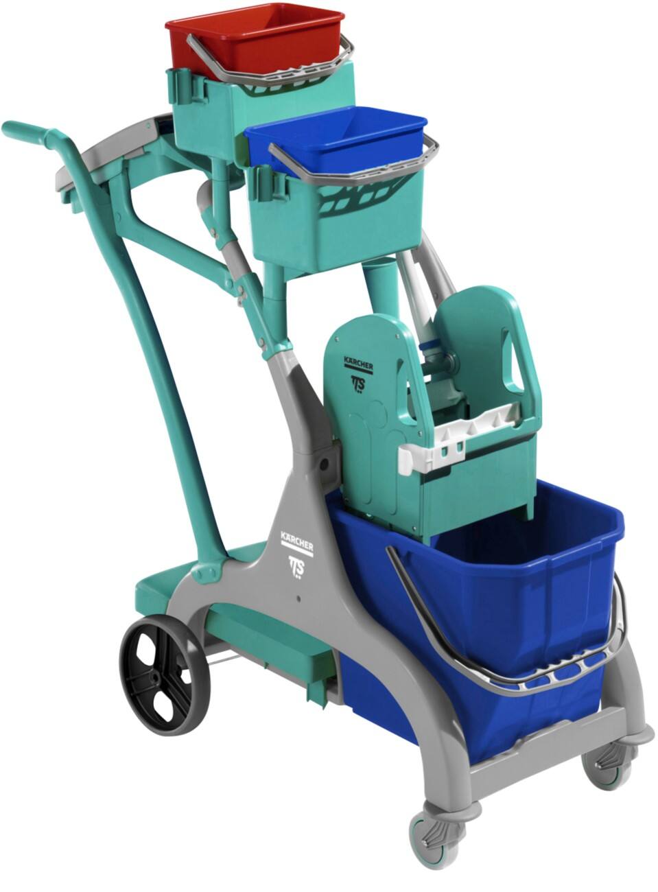 Kärcher Reinigungswagen 54 x 99 x 114 cm Blau Grün
