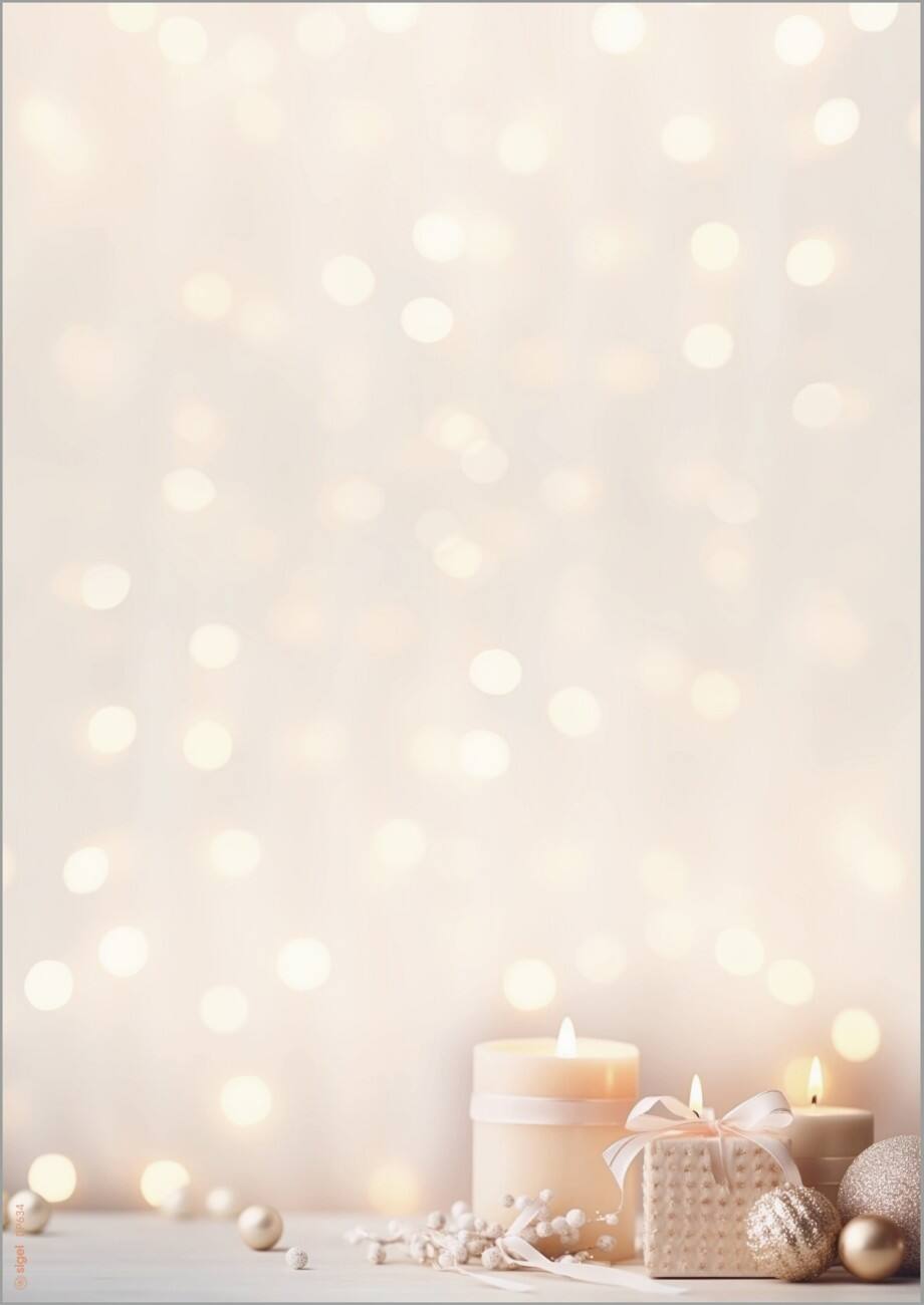 Papier à lettres de Noël Sigel A4 Multicolore 100 unités