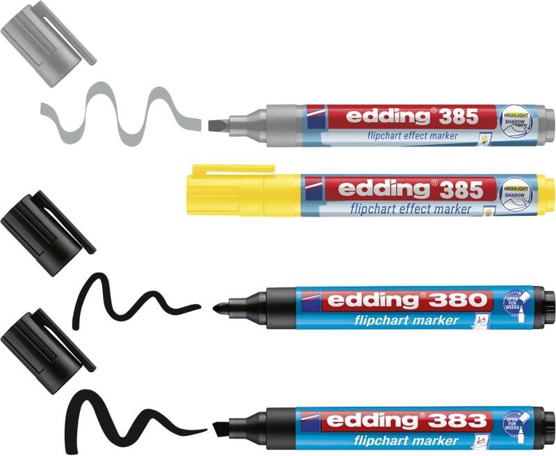 edding Effect 385-380-383 Flipchart-Marker Mehrfarbig